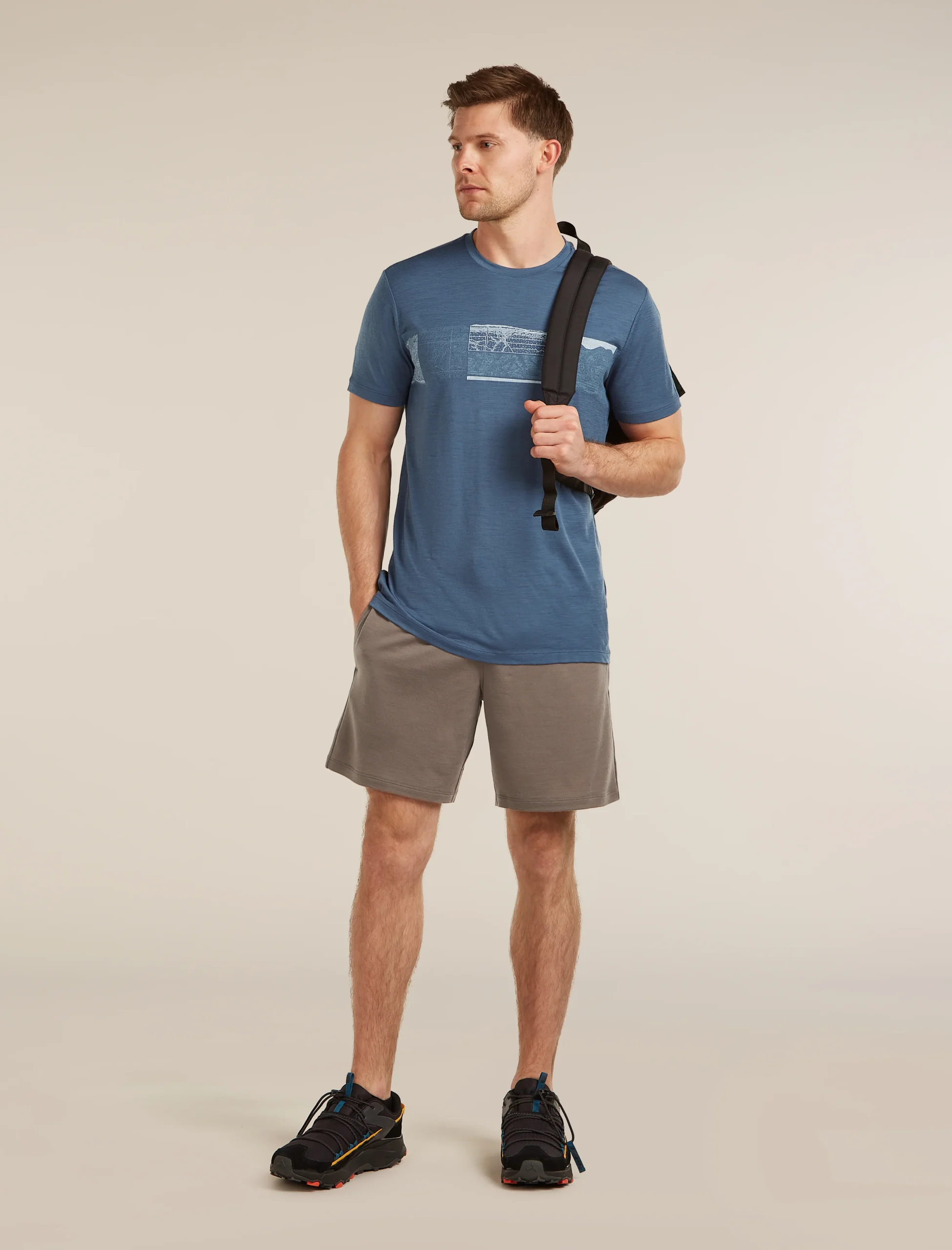 Men's Merino 150 Tech Lite Short Sleeve Tee Elevation Line