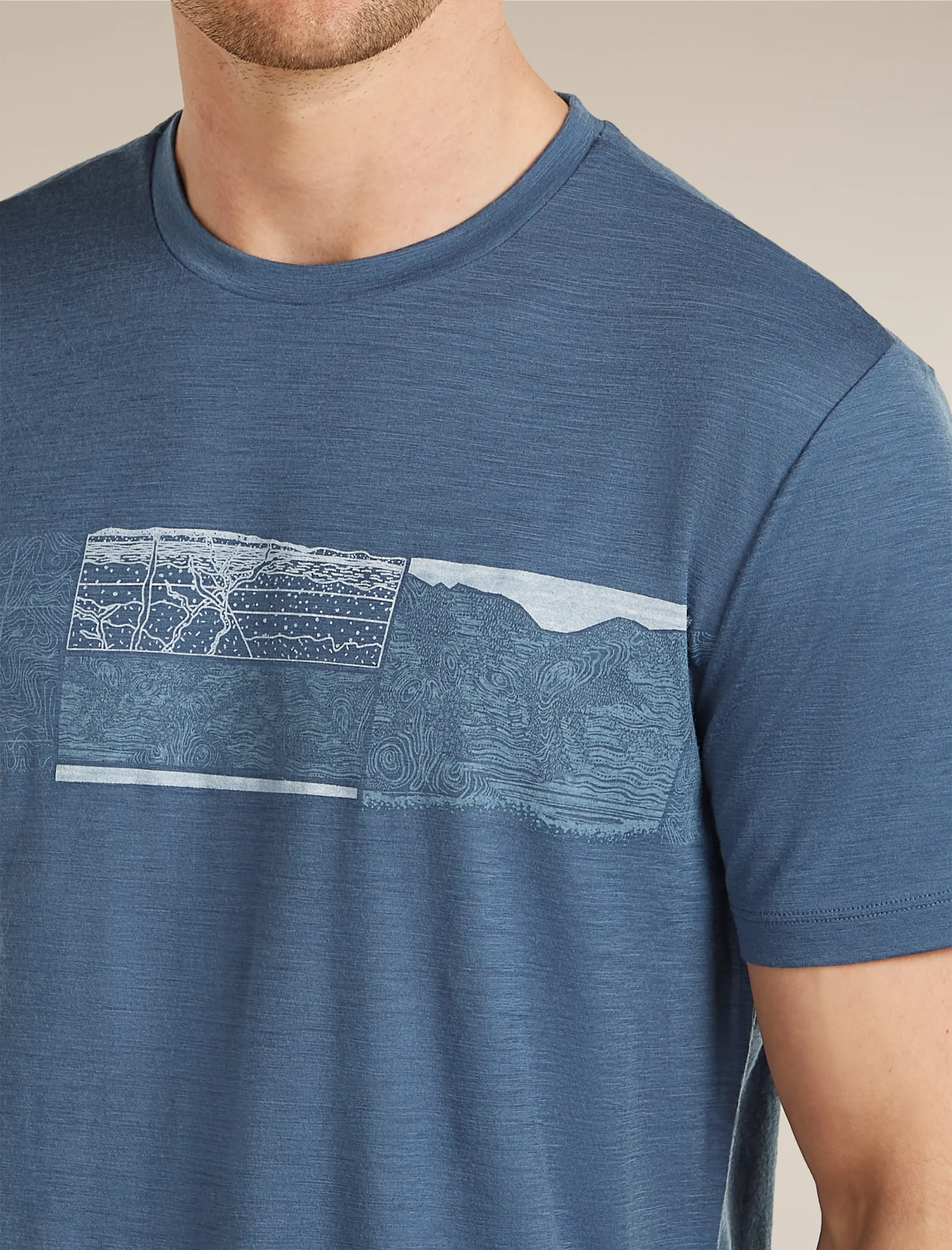 Men's Merino 150 Tech Lite Short Sleeve Tee Elevation Line