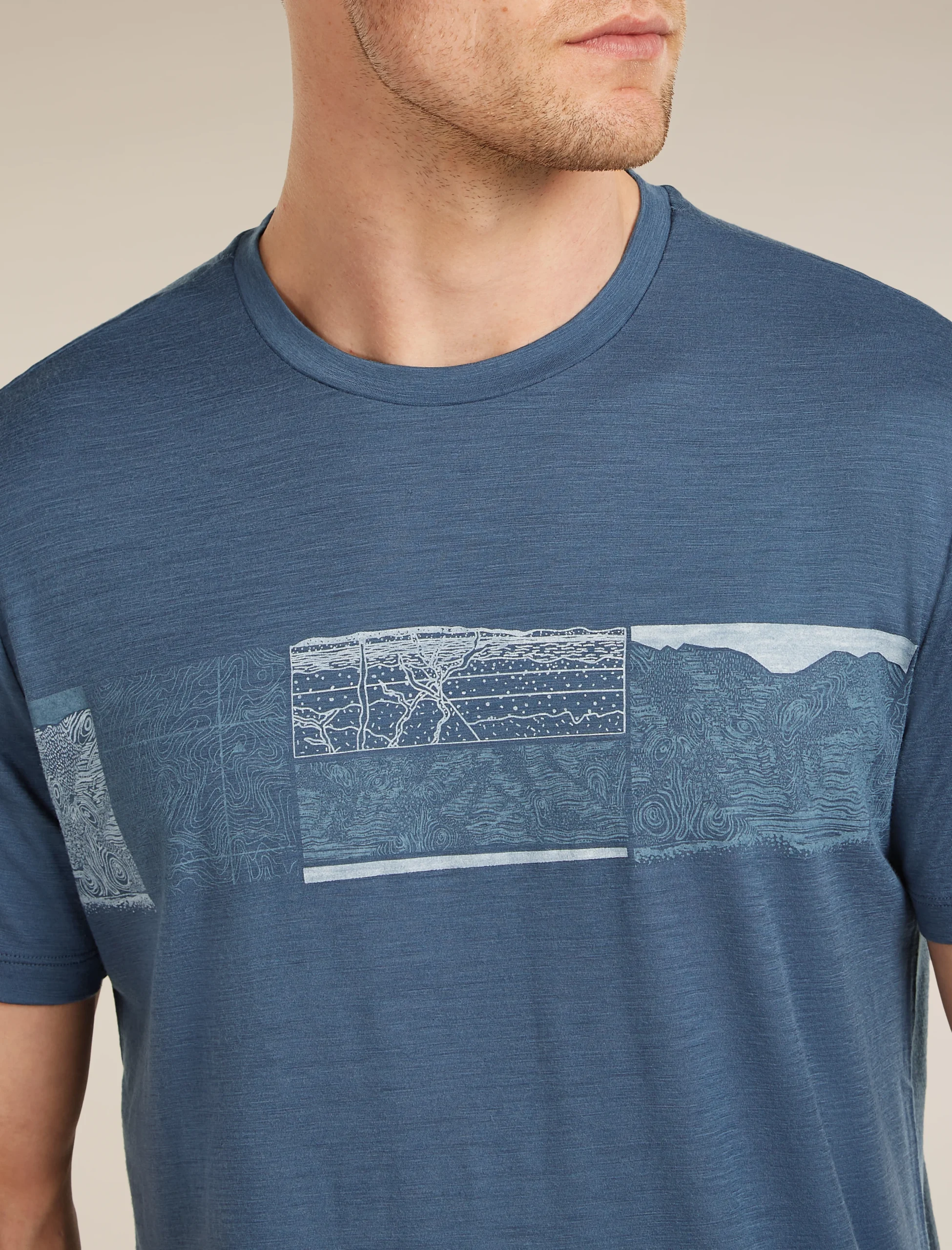 Men's Merino 150 Tech Lite Short Sleeve Tee Elevation Line