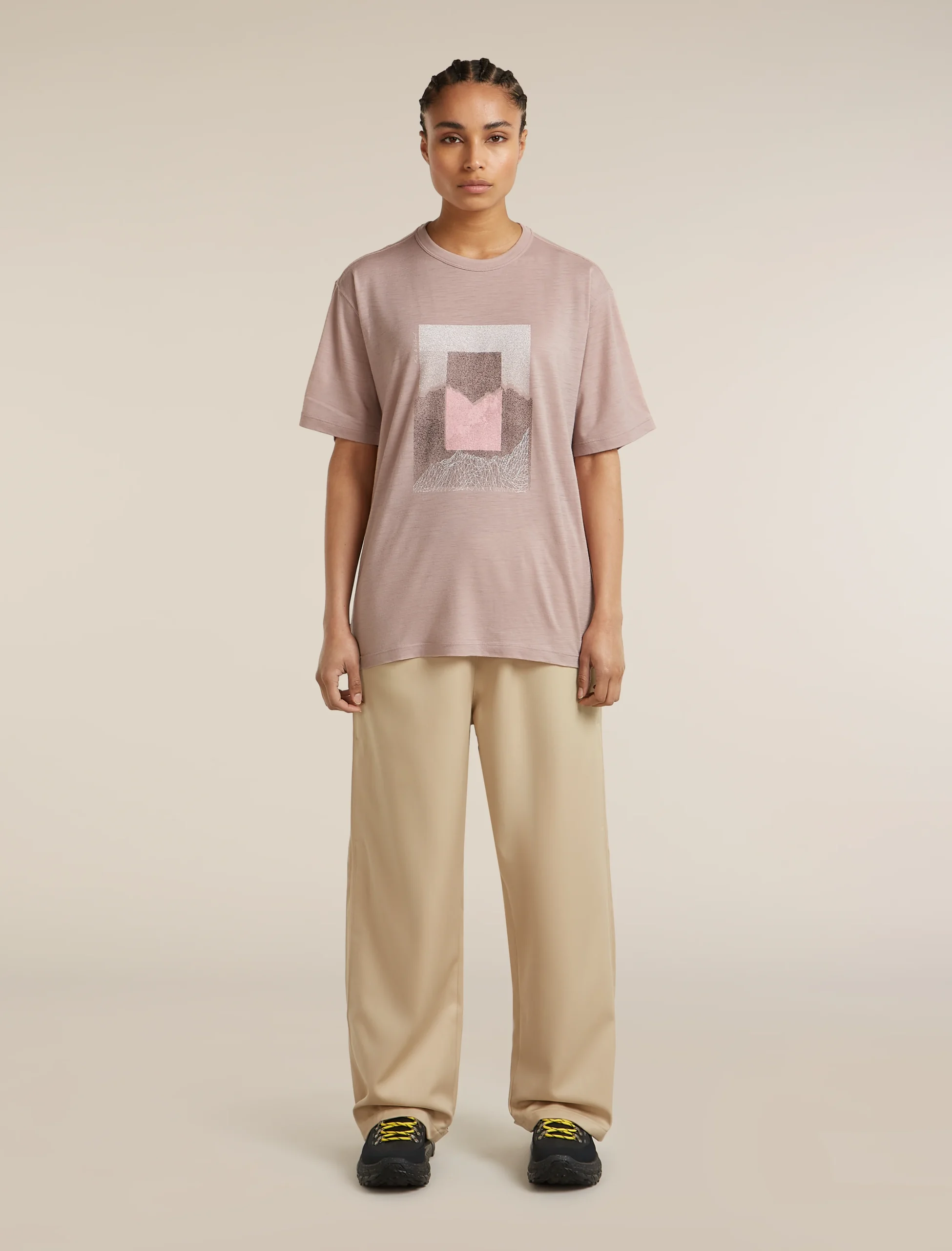 Women's Merino 150 Tech Lite Short Sleeve Relaxed Tee Mountain Shift