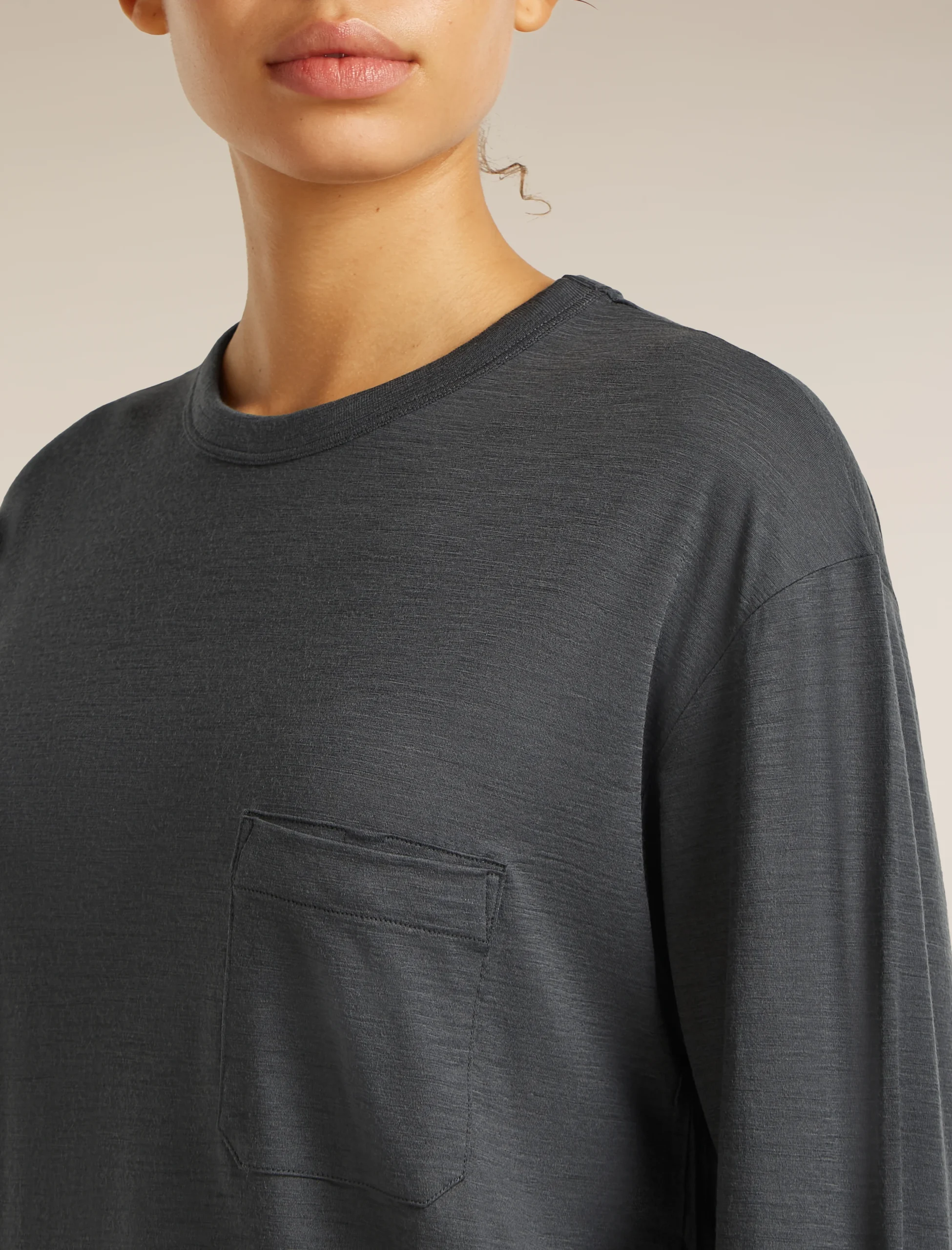 Unisex Merino 150 Long Sleeve Pocket Tee