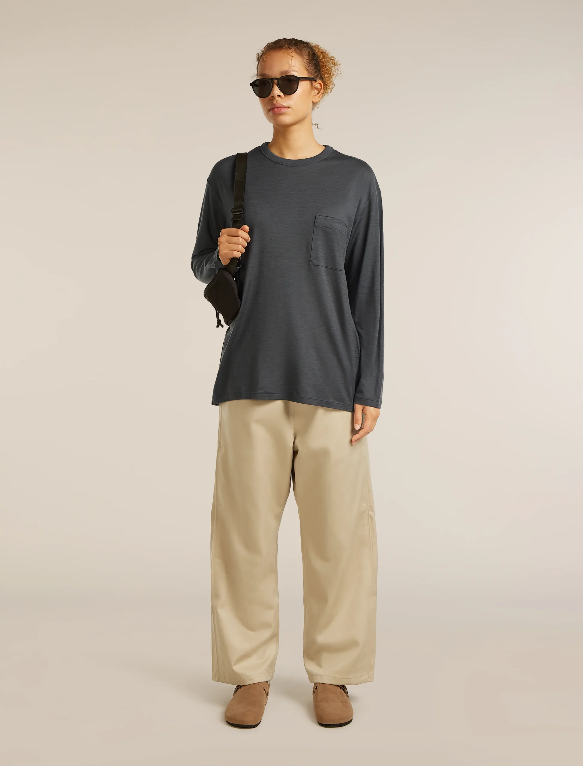 Unisex Merino 150 Long Sleeve Pocket Tee