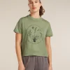 Women's Merino 150 Tech Lite Short Sleeve Crop Tee Seed Story