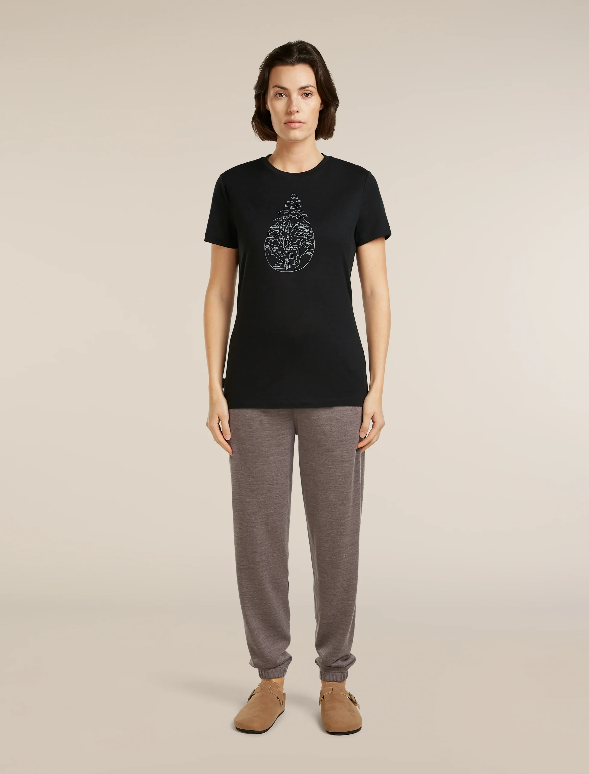 Women's Merino 150 Tech Lite Short Sleeve Tee Hike Path