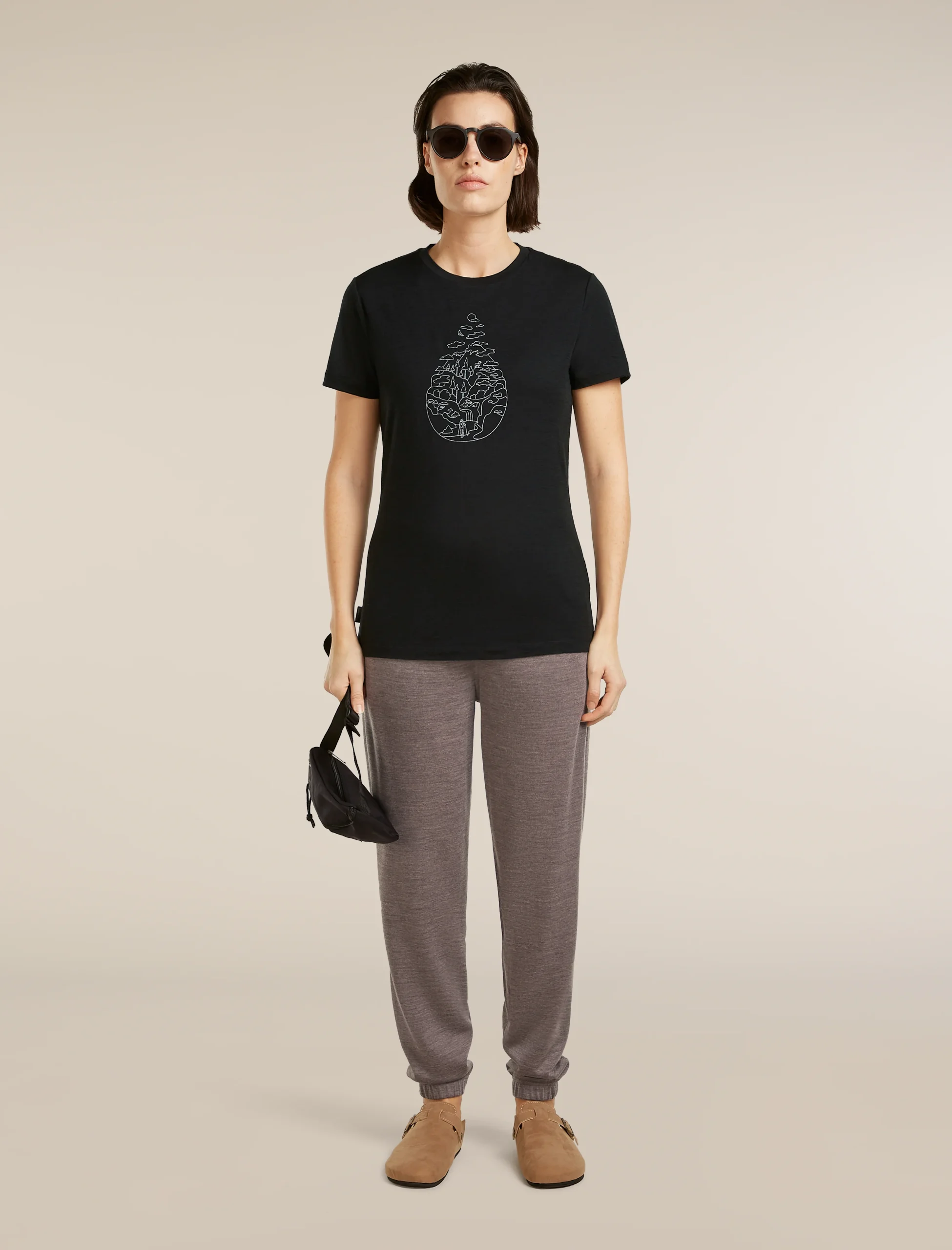 Women's Merino 150 Tech Lite Short Sleeve Tee Hike Path