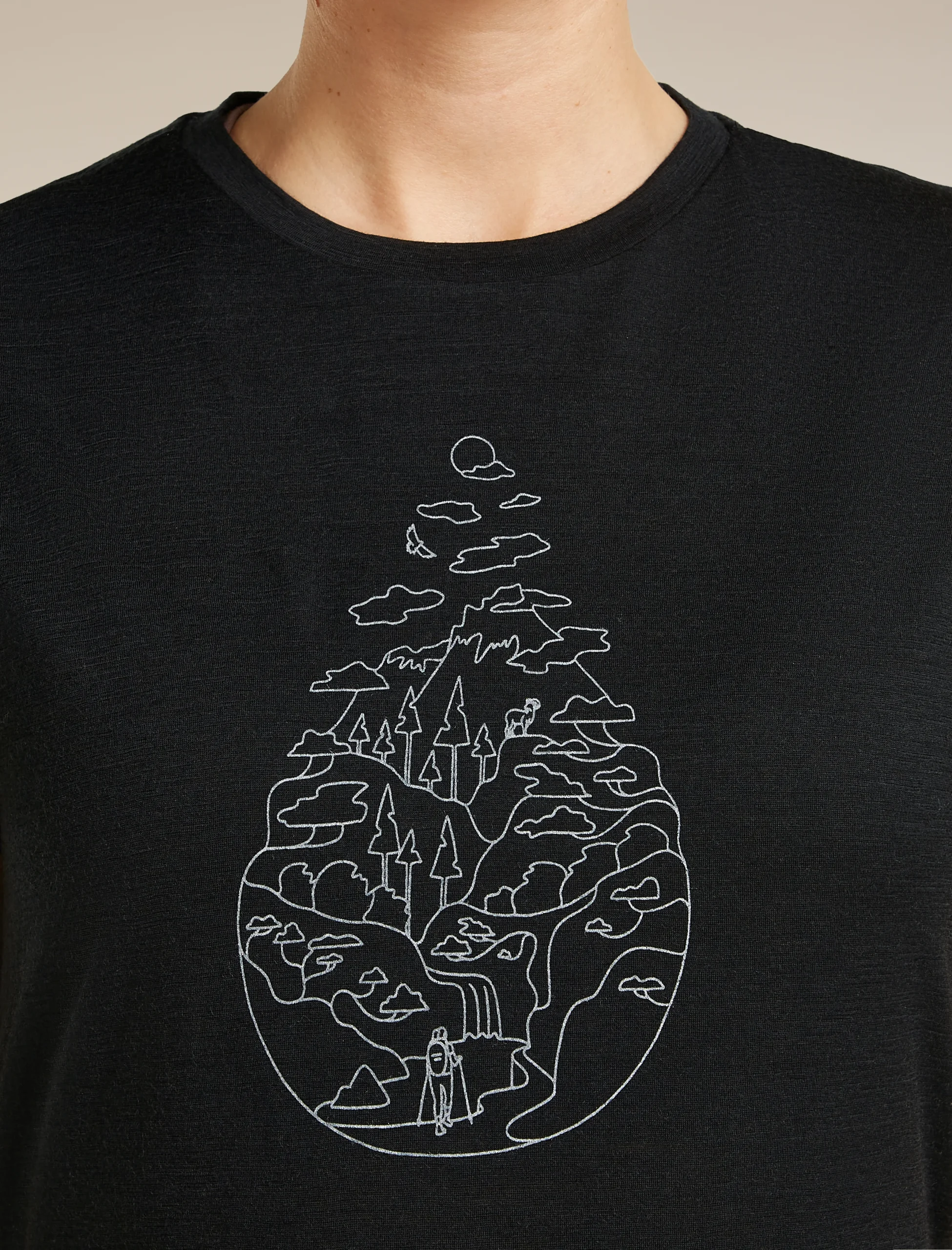 Women's Merino 150 Tech Lite Short Sleeve Tee Hike Path