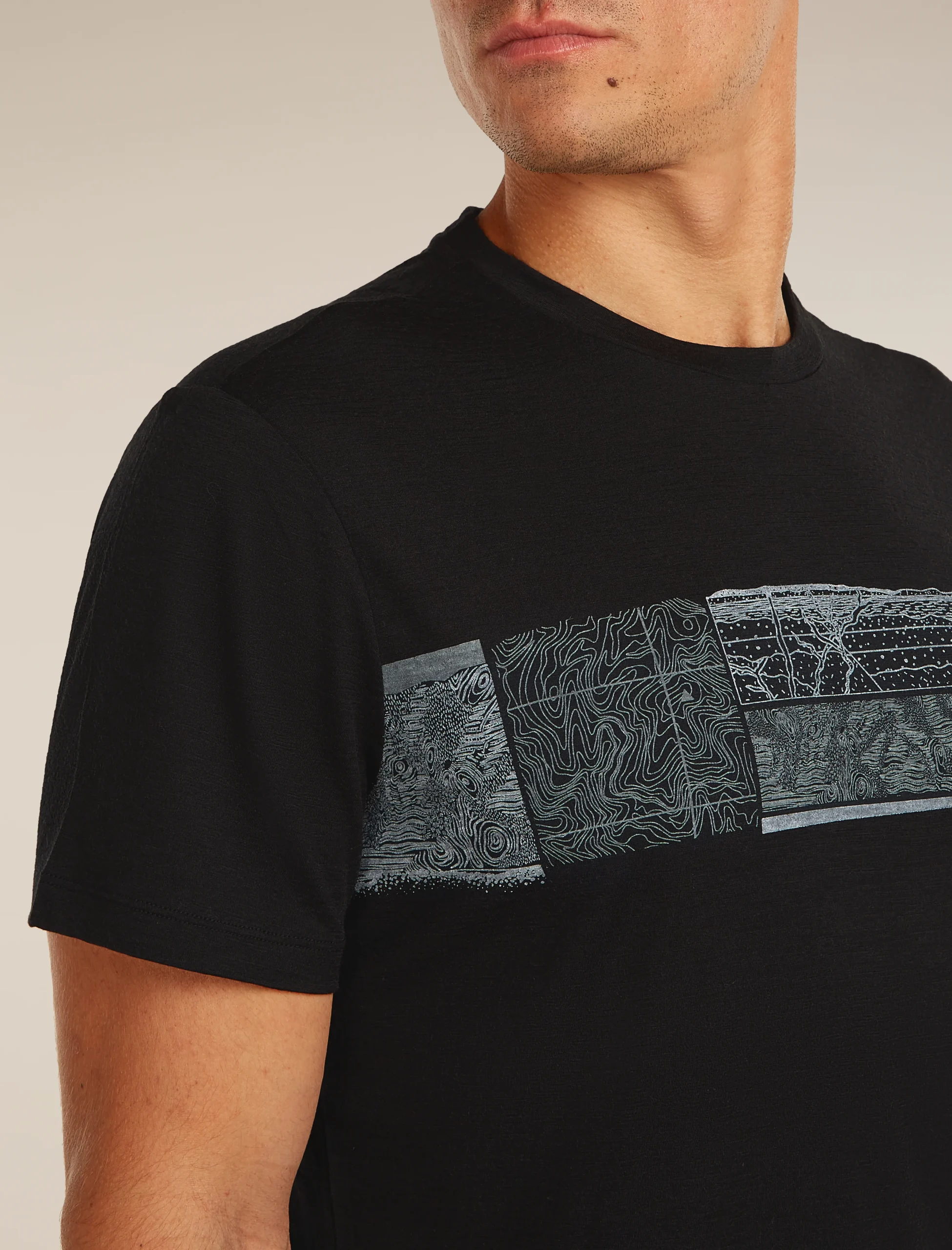 Men's Merino 150 Tech Lite Short Sleeve Tee Elevation Line