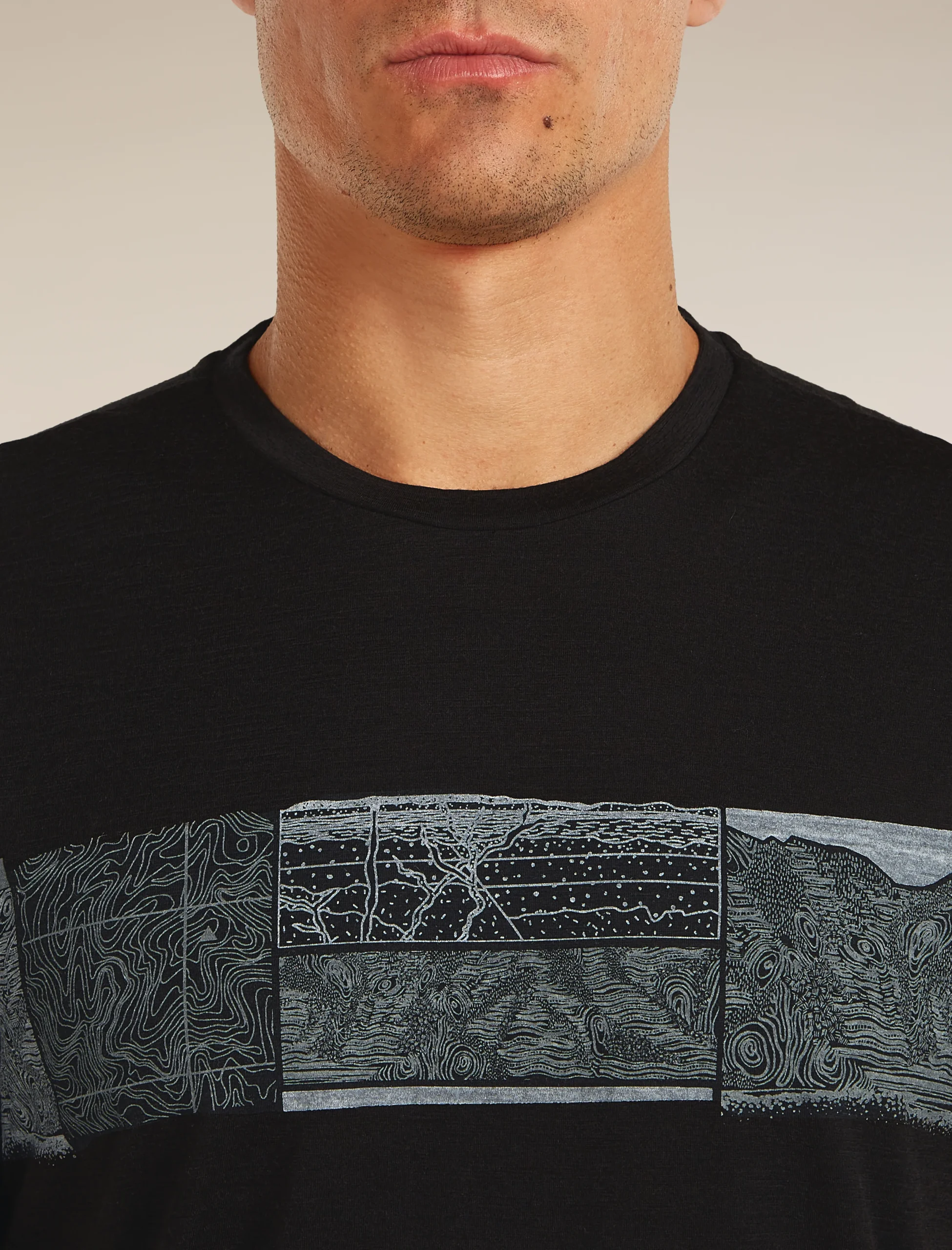Men's Merino 150 Tech Lite Short Sleeve Tee Elevation Line