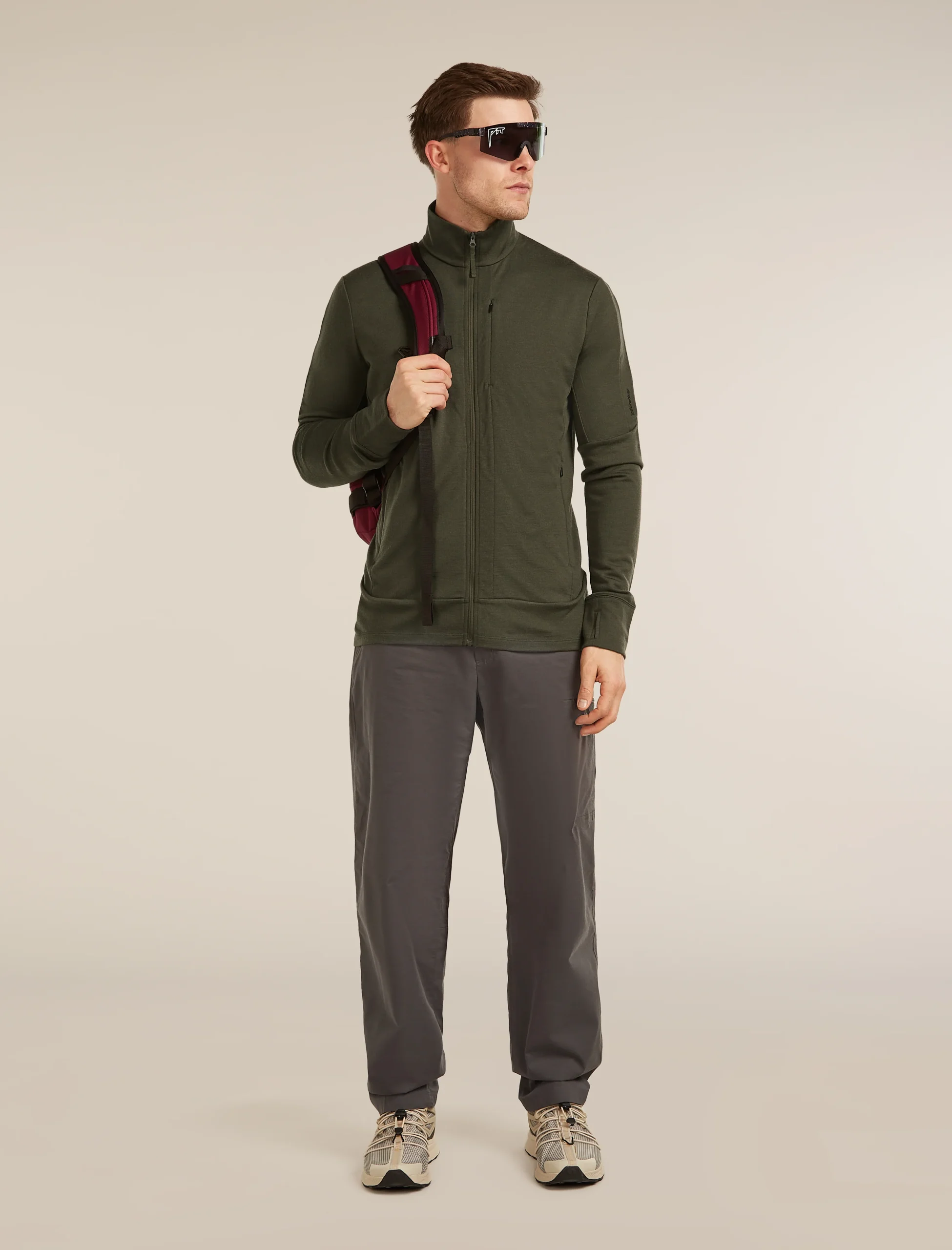 Men's Merino 260 Quantum Long Sleeve Zip