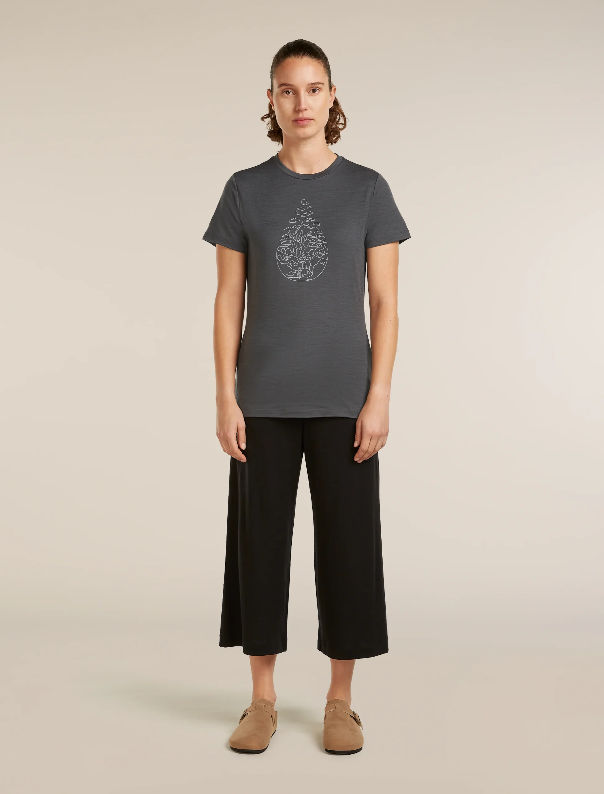 Women's Merino 150 Tech Lite Short Sleeve Tee Hike Path