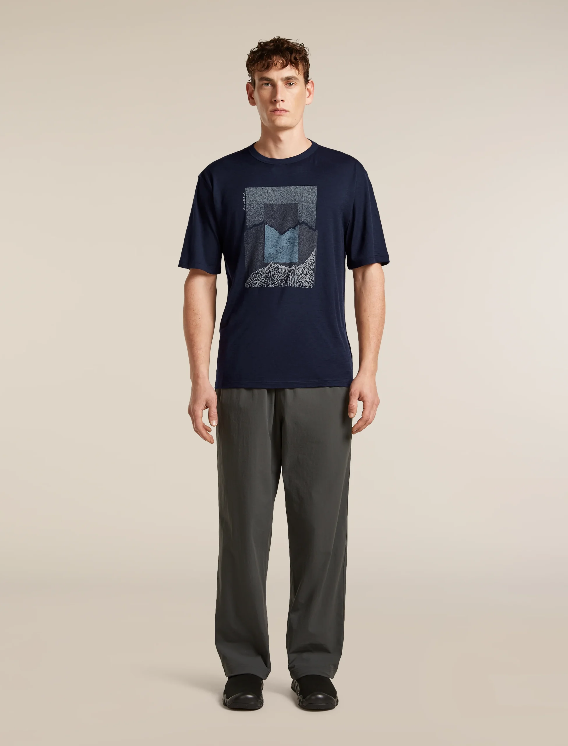 Men's Merino 150 Tech Lite Short Sleeve Relaxed Tee Mountain Shift