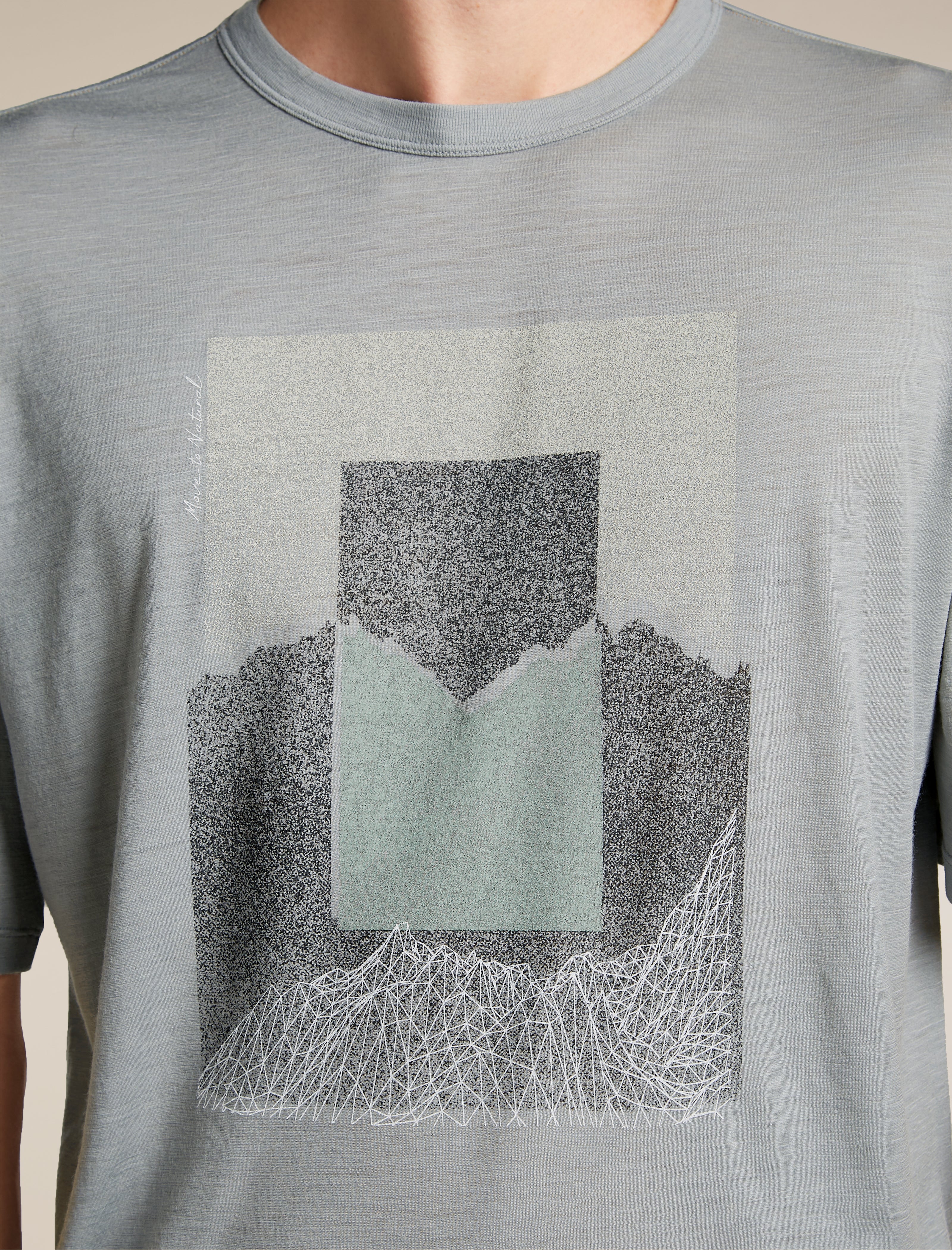 Men's Merino 150 Tech Lite Short Sleeve Relaxed Tee Mountain Shift