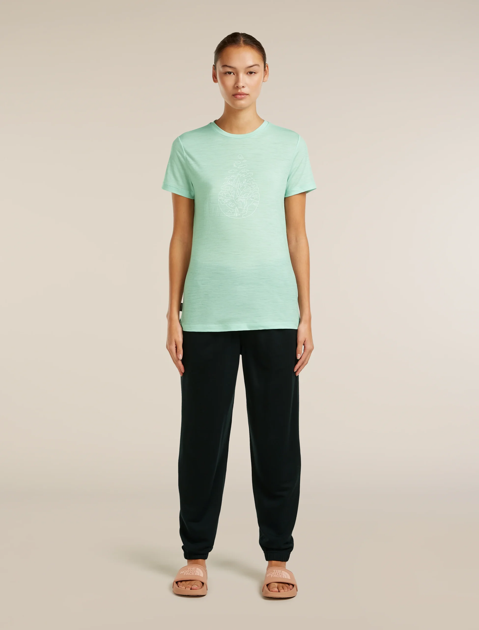 Women's Merino 150 Tech Lite Short Sleeve Tee Hike Path