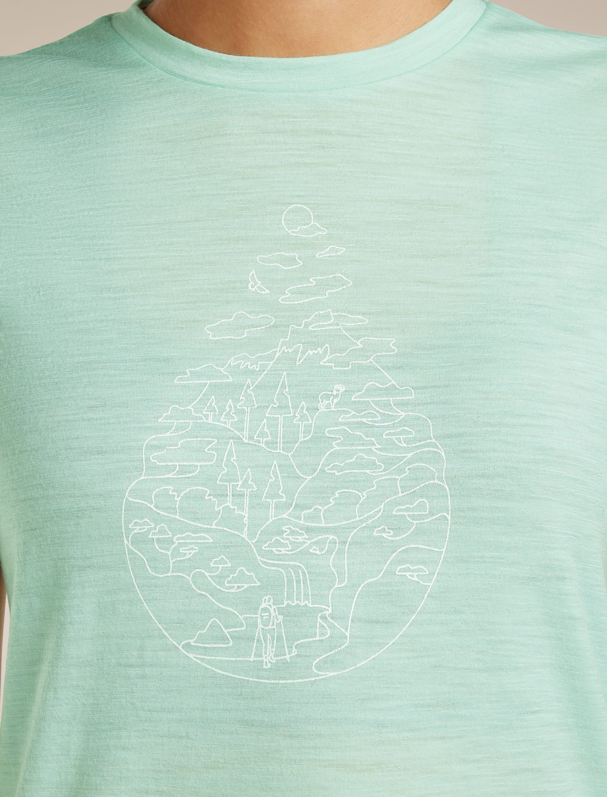 Women's Merino 150 Tech Lite Short Sleeve Tee Hike Path