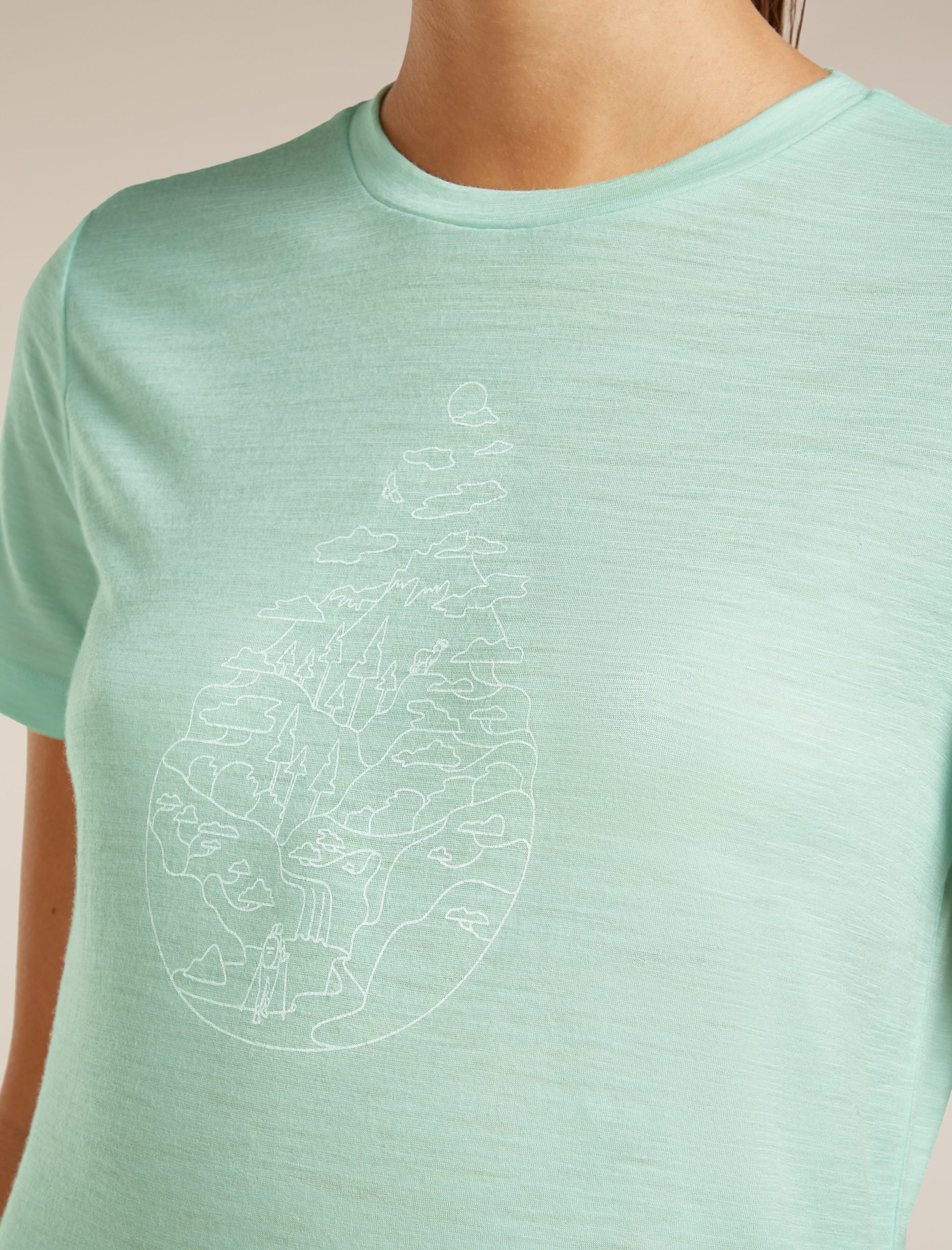 Women's Merino 150 Tech Lite Short Sleeve Tee Hike Path