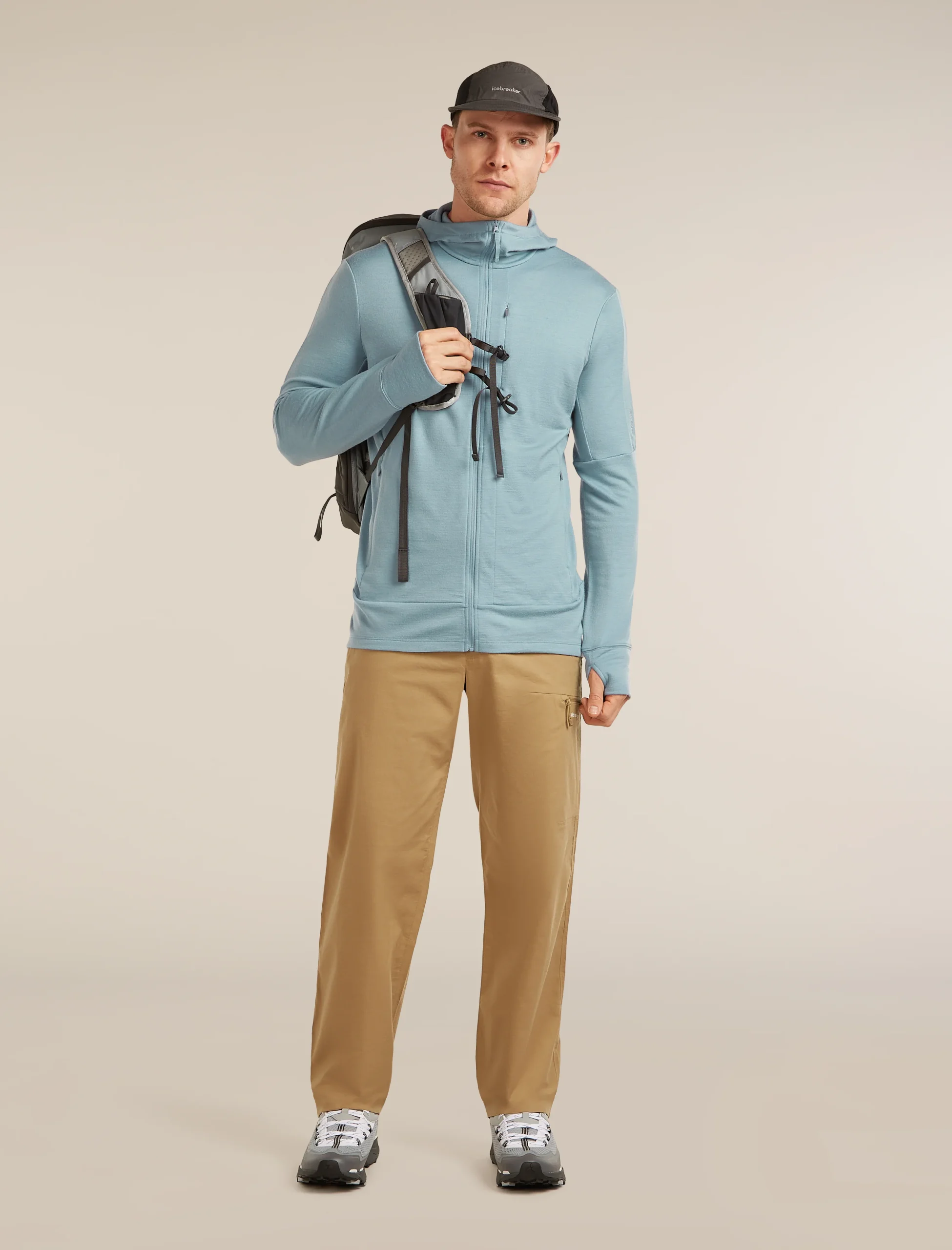 Men's Merino 260 Quantum Long Sleeve Zip Hoodie