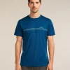 Men's Merino 150 Tech Lite Short Sleeve Tee Range Stripes