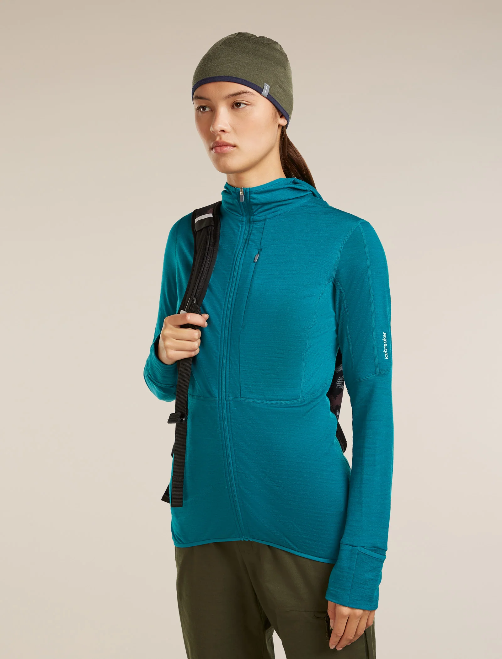 Unisex Merino 200 Oasis Reversible Beanie