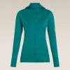 Women's Merino 260 Quantum Long Sleeve Zip Hoodie