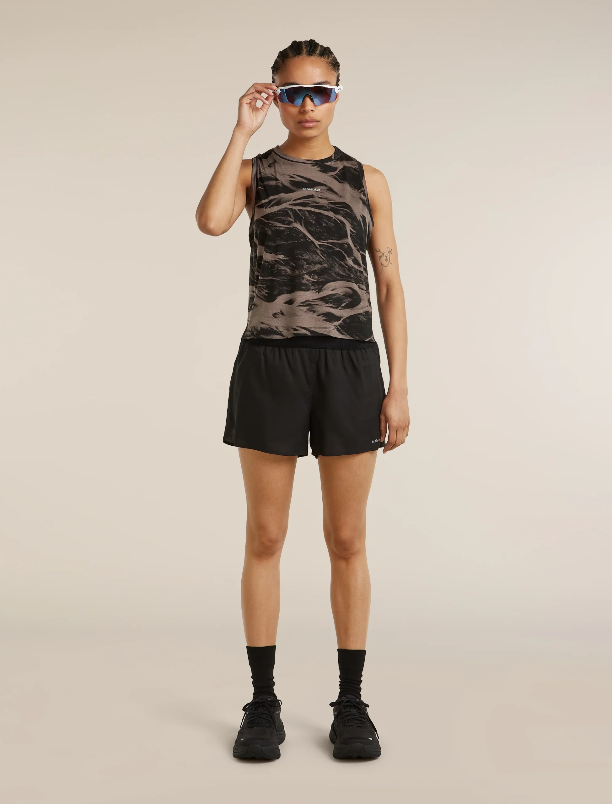 Women's Merino Blend 125 Cool-Lite™ Speed Tank Motion AOP