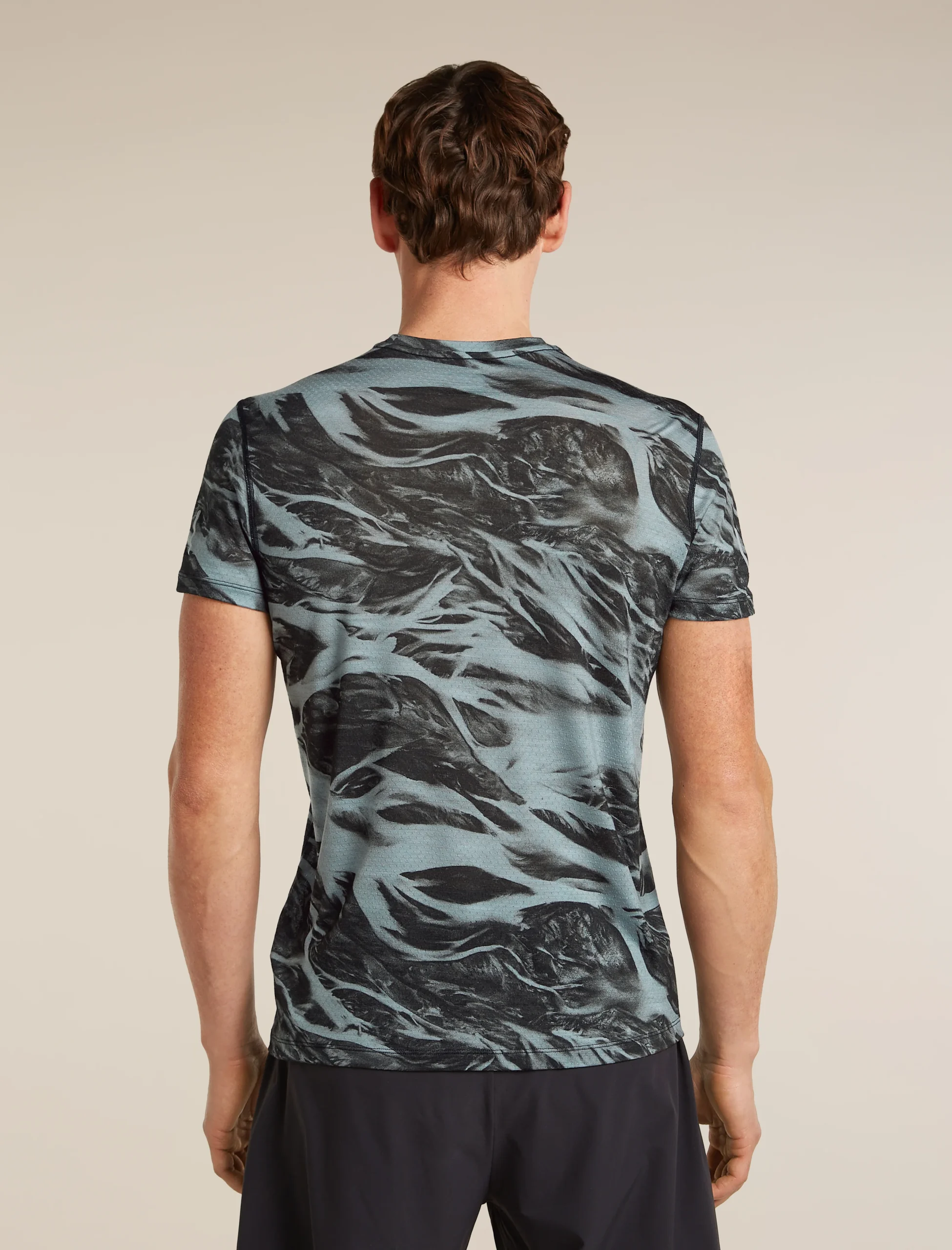 Men's Merino Blend 125 Cool-Lite™ Speed Short Sleeve Tee Motion AOP
