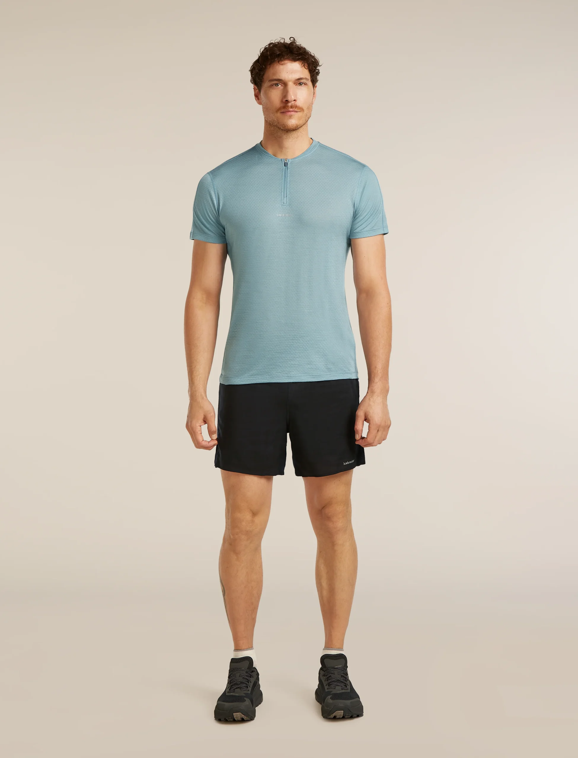 Men's Merino Blend 125 Cool-Lite™ Speed Short Sleeve Quarter Zip