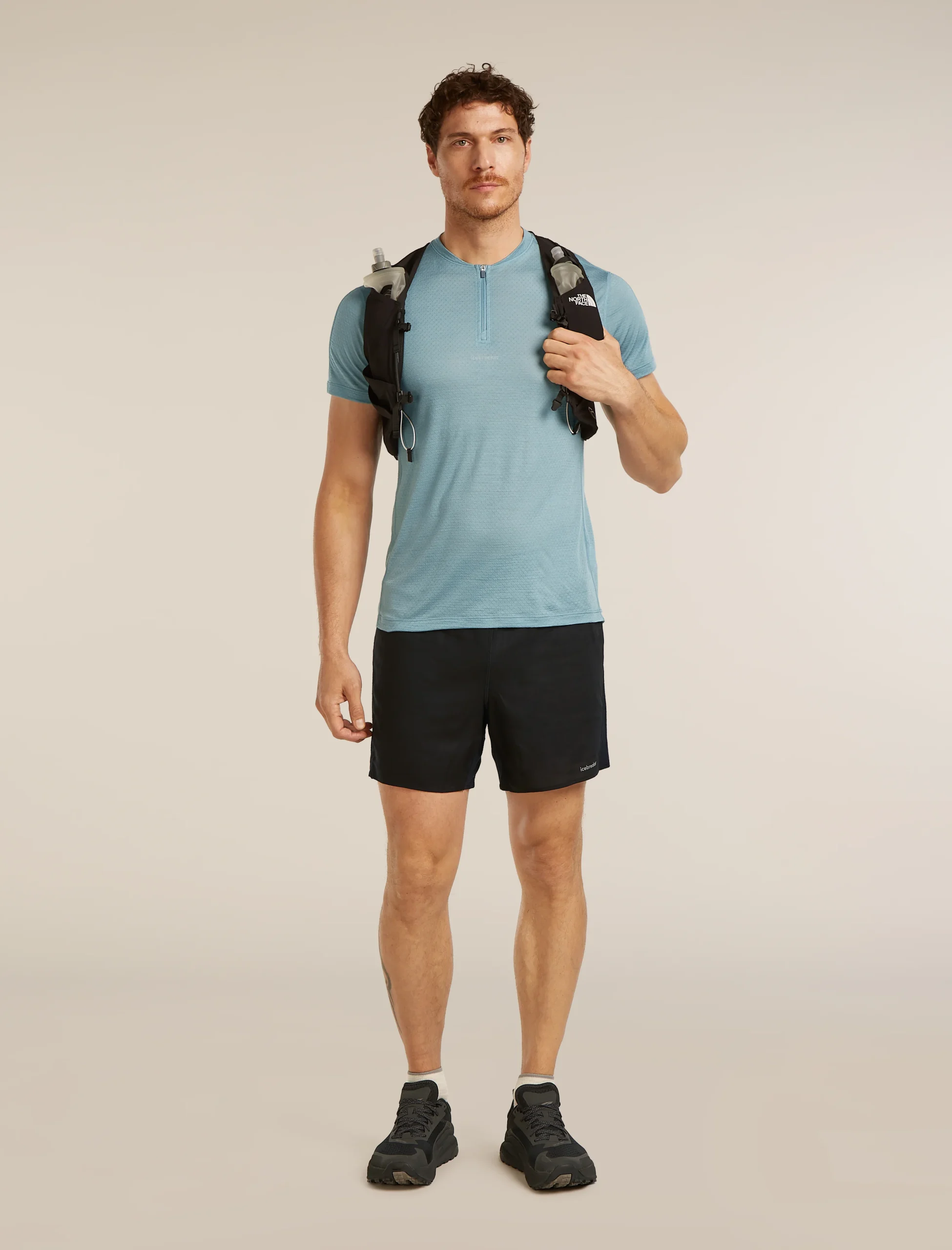 Men's Merino Blend 125 Cool-Lite™ Speed Short Sleeve Quarter Zip