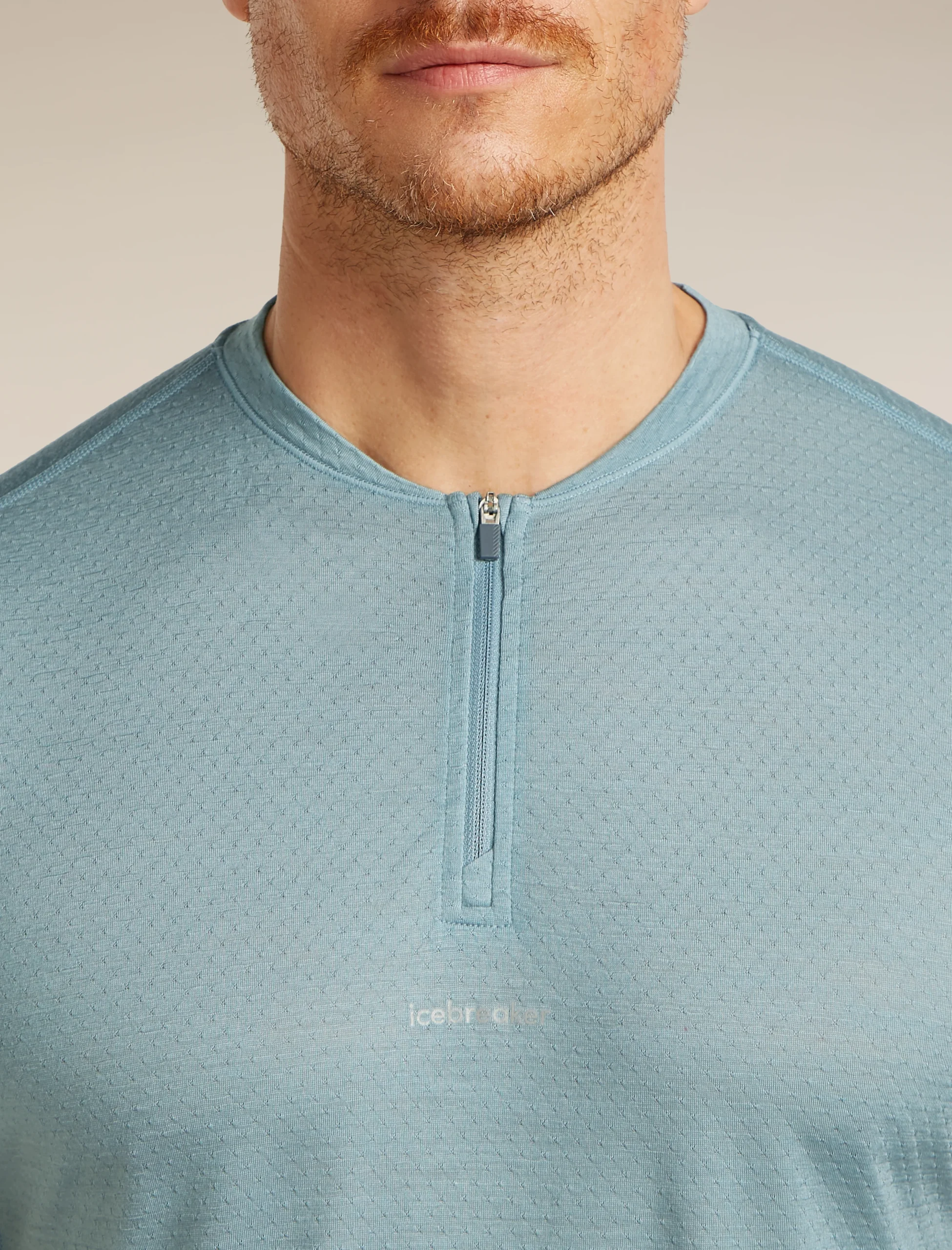 Men's Merino Blend 125 Cool-Lite™ Speed Short Sleeve Quarter Zip