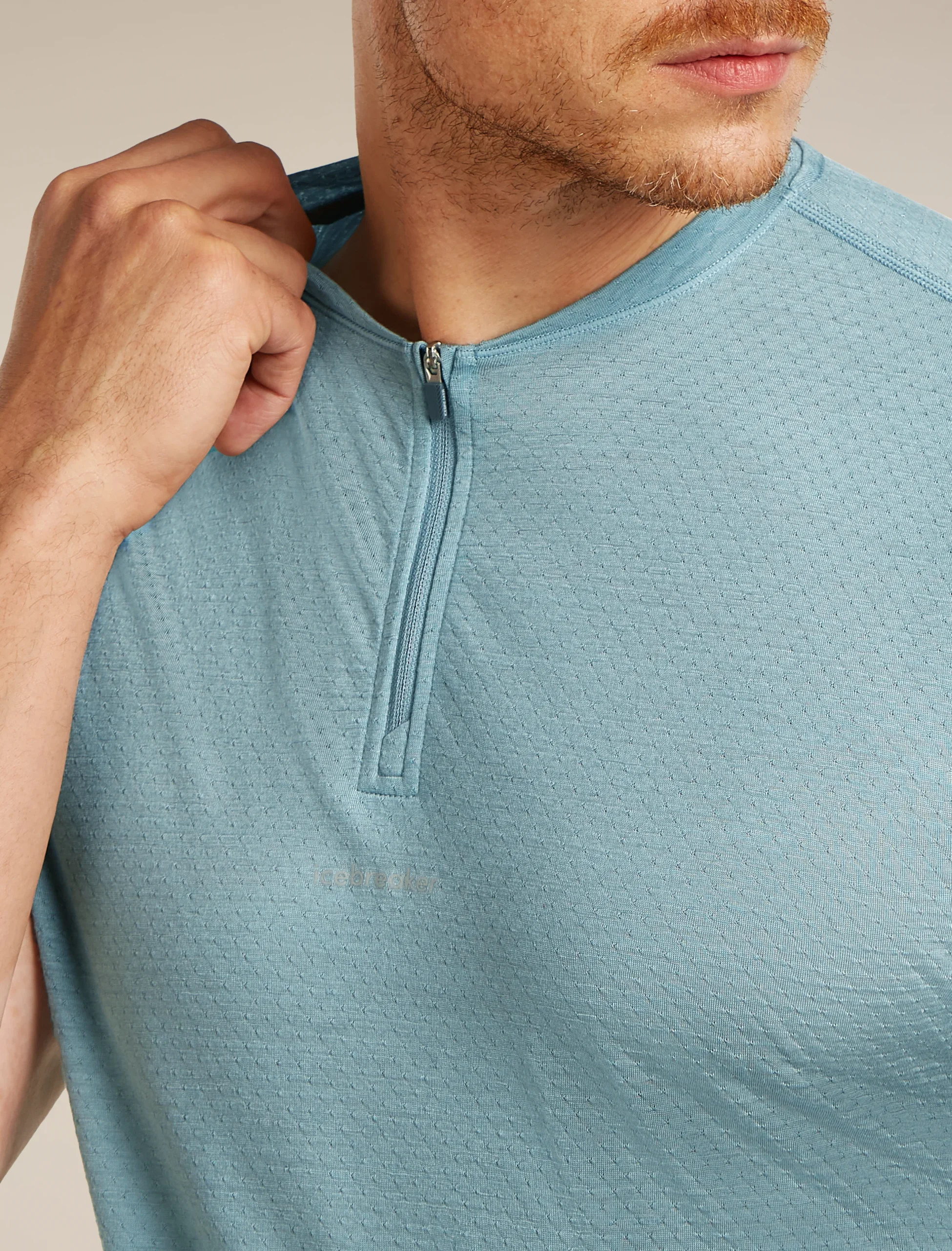 Men's Merino Blend 125 Cool-Lite™ Speed Short Sleeve Quarter Zip