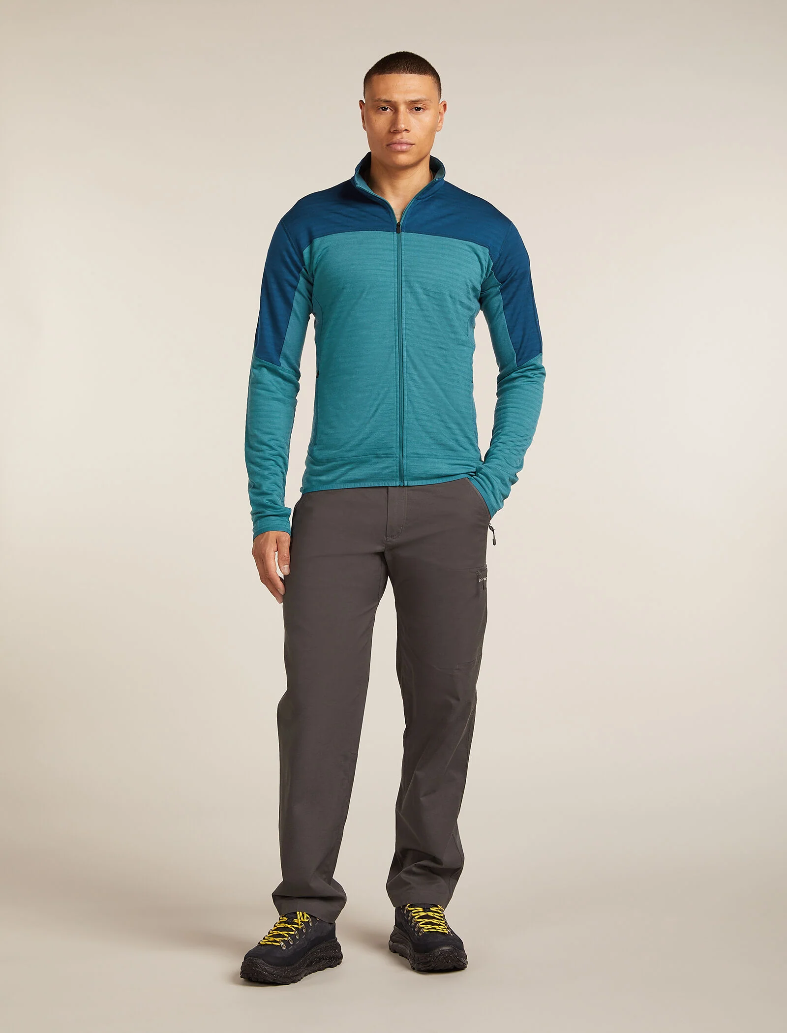 Men's Merino Blend 300 RealFleece™ Descender Long Sleeve Zip Jacket