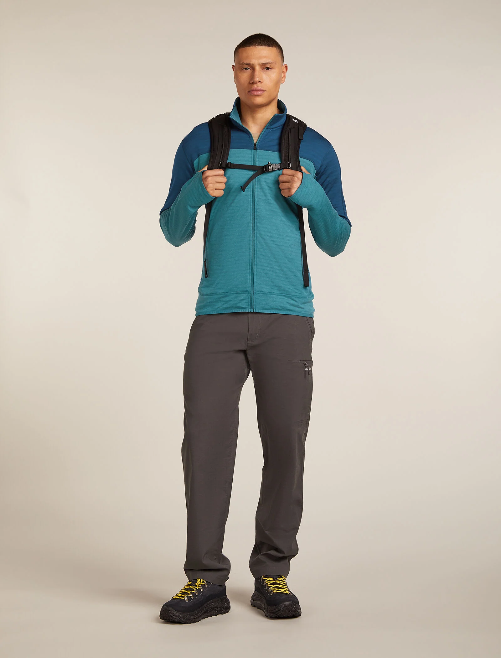 Men's Merino Blend 300 RealFleece™ Descender Long Sleeve Zip Jacket