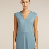Women's Merino Granary Sleeveless V Neck Dress