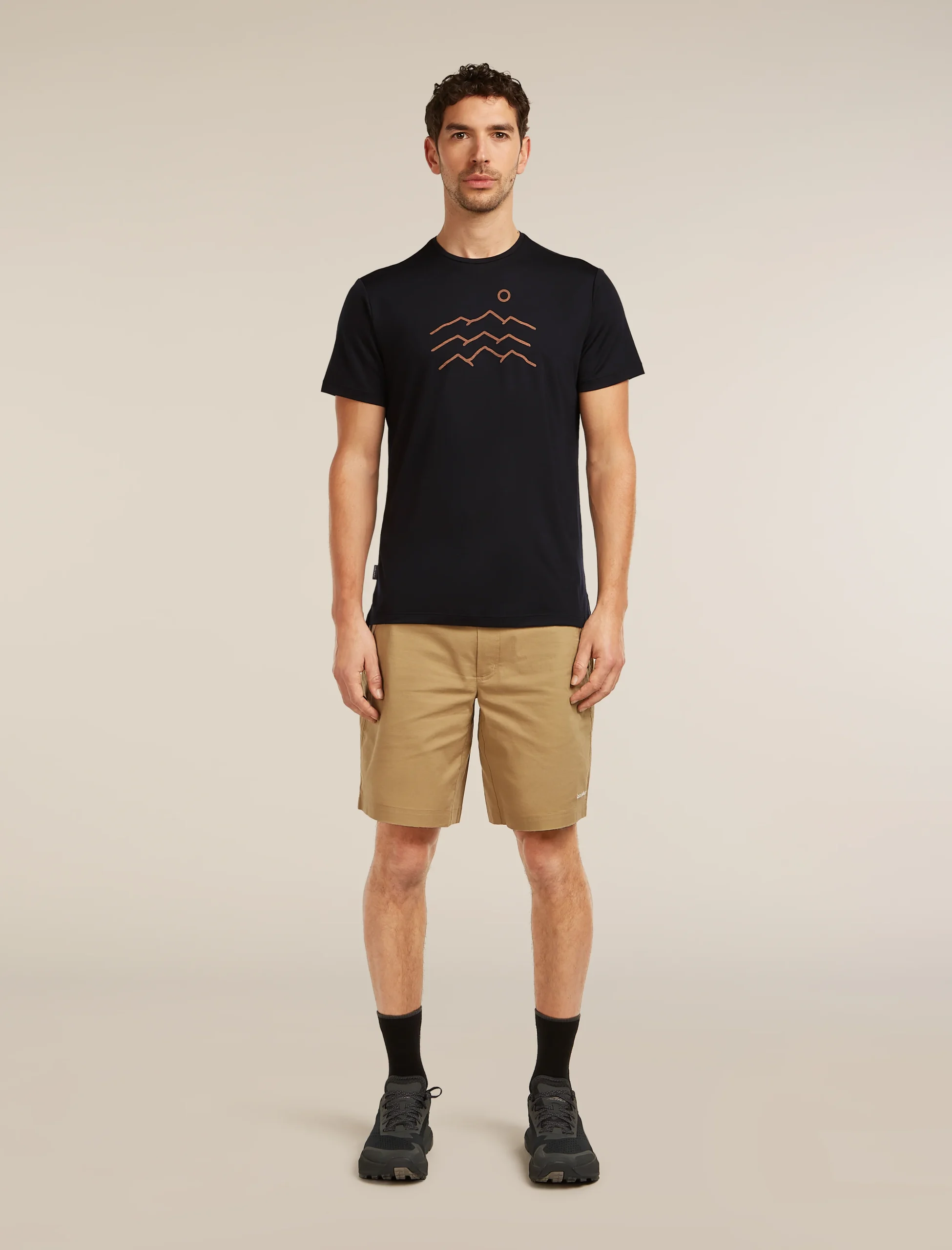Men's Merino Blend 125 Cool-Lite™ Sphere Short Sleeve Tee Across the Peaks