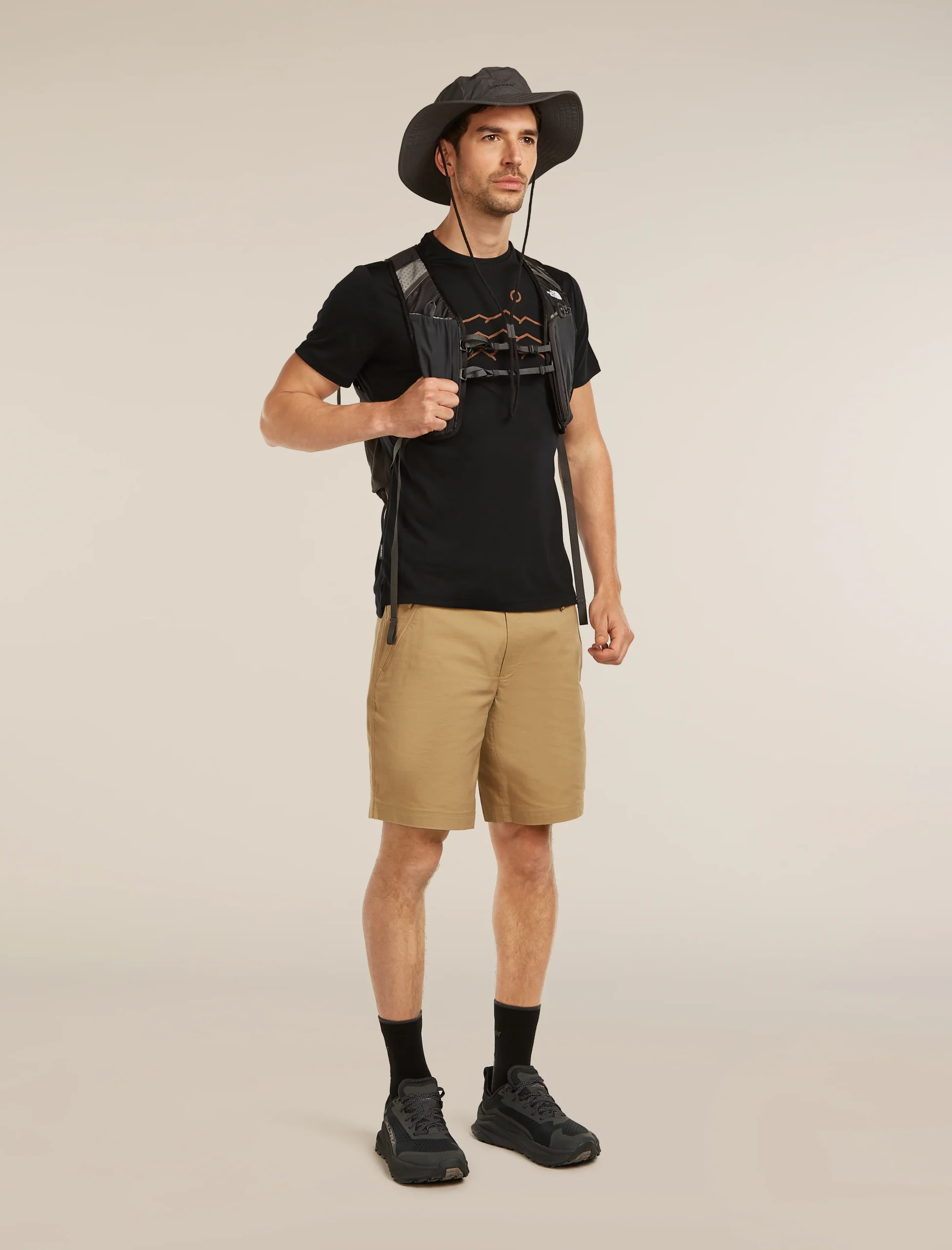Men's Merino Blend 125 Cool-Lite™ Sphere Short Sleeve Tee Across the Peaks