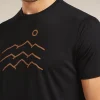Men's Merino Blend 125 Cool-Lite™ Sphere Short Sleeve Tee Across the Peaks