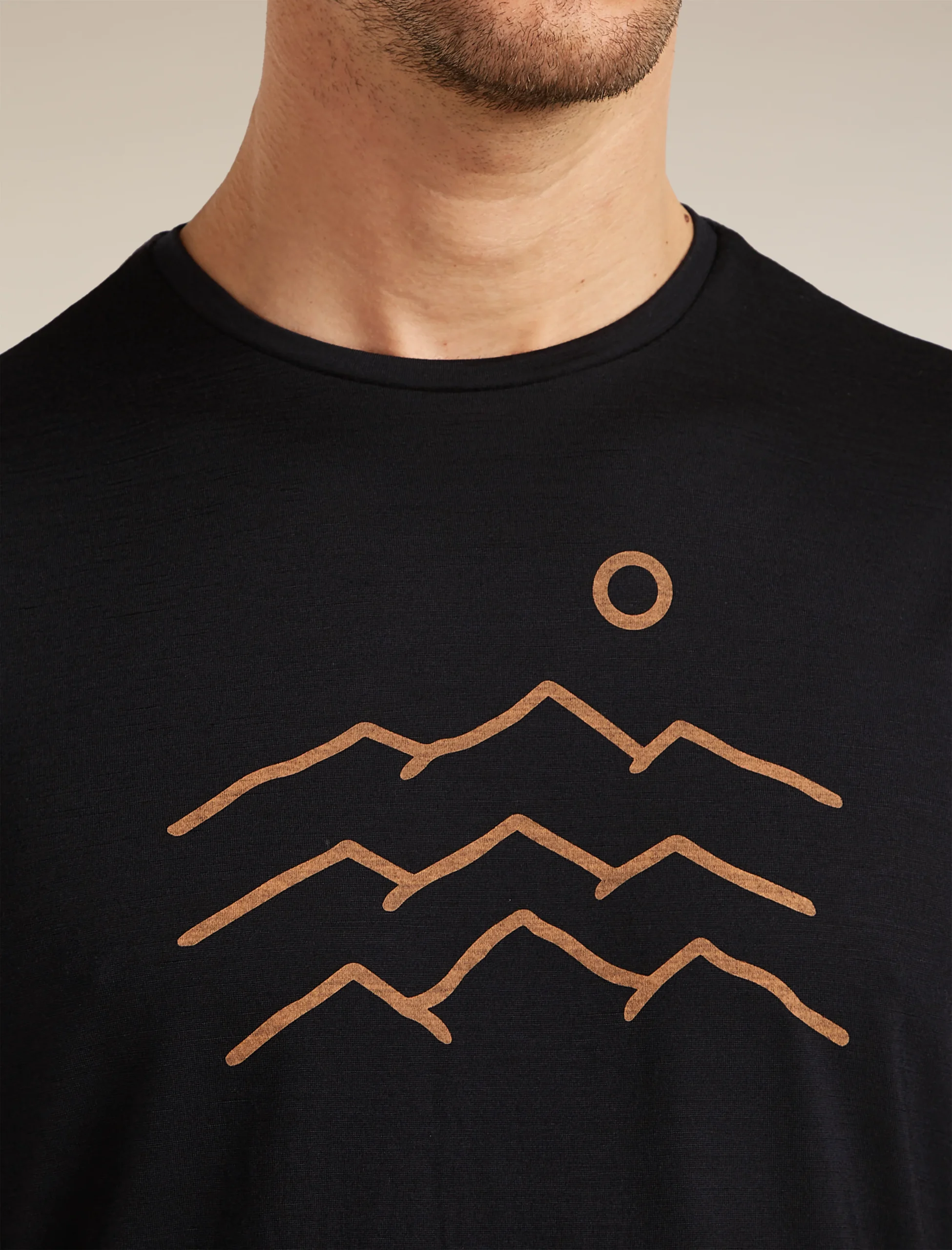 Men's Merino Blend 125 Cool-Lite™ Sphere Short Sleeve Tee Across the Peaks